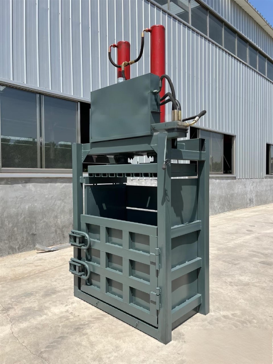 used cardboard baler